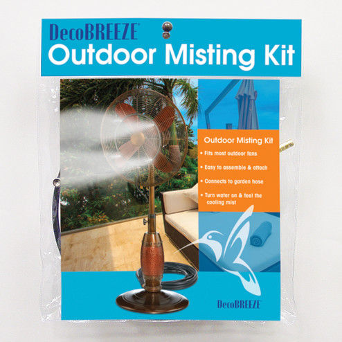 Misting Kit Outdoor Fan Misting Kit in Black, Clear (321|DBF0629)