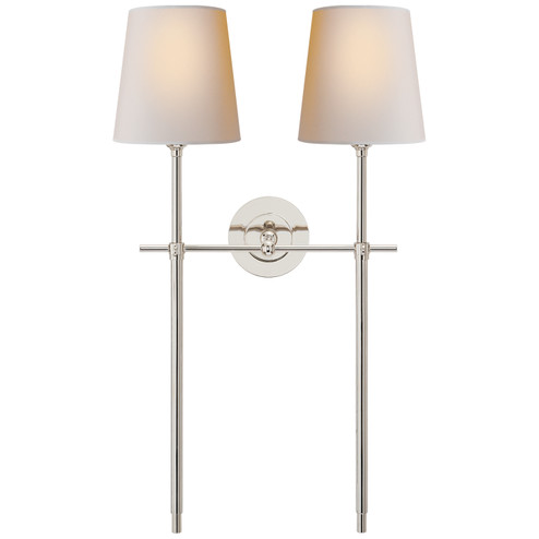 Bryant Two Light Wall Sconce in Polished Nickel (268|TOB 2025PN-L)