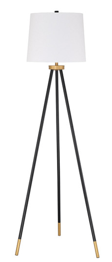 Floor Lamp One Light Floor Lamp in Painted Black/Painted Gold (46|86267)