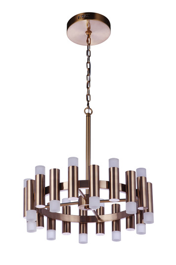 Simple Lux LED Chandelier in Satin Brass (46|57520-SB-LED)