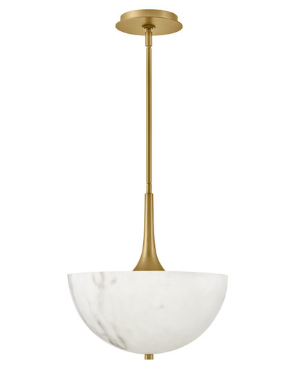 Inez LED Pendant in Lacquered Brass (138|FR41027LCB)
