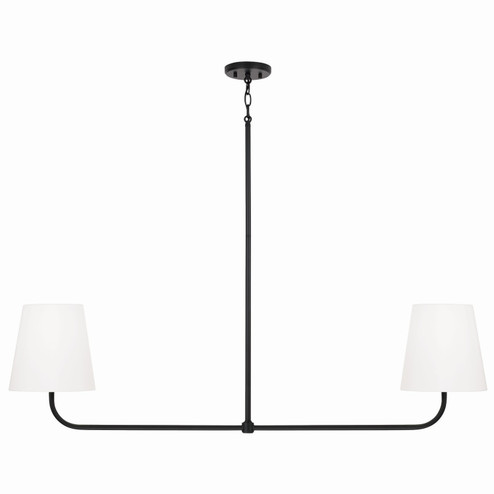 Brody Two Light Island Pendant in Matte Black (65|849421MB)