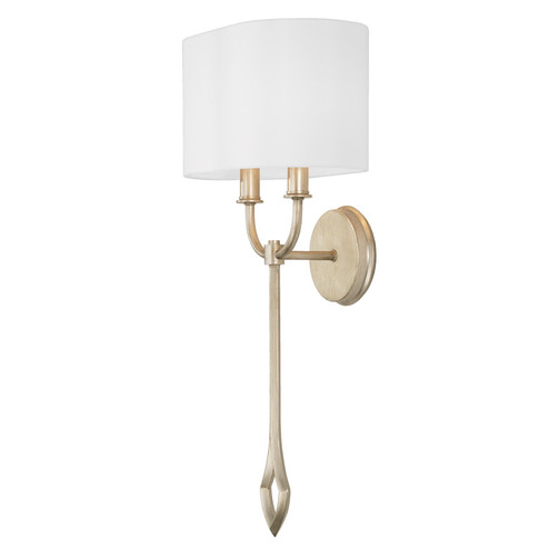 Claire Two Light Wall Sconce in Brushed Champagne (65|650021BS)