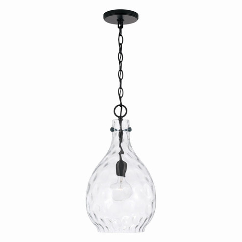 Brentwood One Light Pendant in Matte Black (65|349012MB)