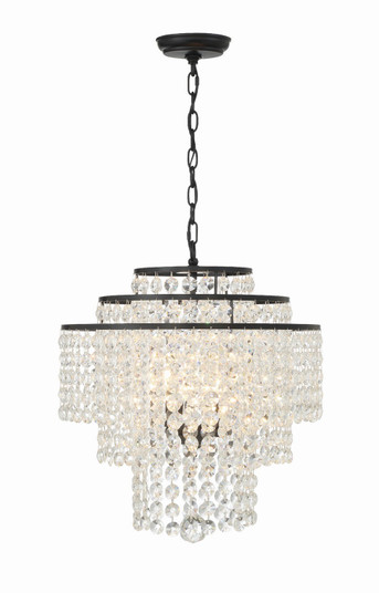 Gabrielle Four Light Chandelier in Matte Black (60|GAB-B7304-MK)