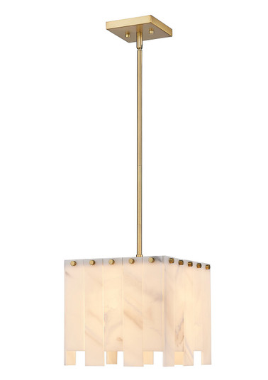 Viviana One Light Pendant in Rubbed Brass (224|345P12-RB)