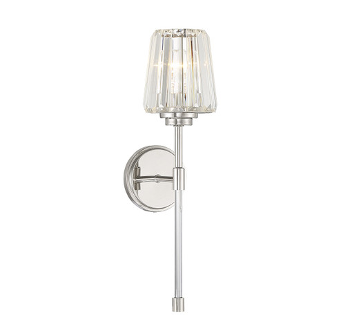 Garnet One Light Wall Sconce in Polished Nickel (51|9-6001-1-109)