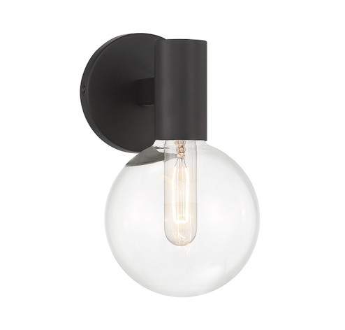 Wright One Light Wall Sconce in Matte Black (51|9-3076-1-89)