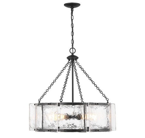 Genry Five Light Pendant in Matte Black (51|1-8200-5-89)