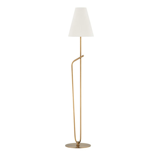 Pearce One Light Floor Lamp in Patina Brass (67|PFL7764-PBR)