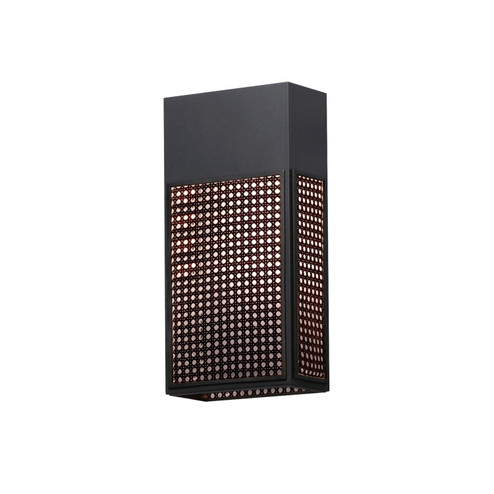 Lattice LED Outdoor Wall Sconce in Black (16|54804BK)