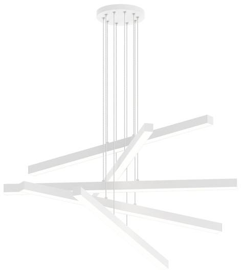 Presley LED Chandelier in Matte White (423|C80845MW)