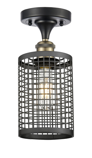 Downtown Urban LED Semi-Flush Mount in Black Antique Brass (405|516-1C-BAB-M18-BK)