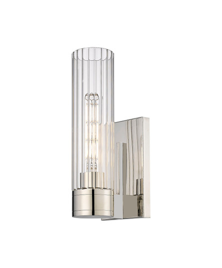 Downtown Urban LED Wall Sconce in Polished Nickel (405|429-1W-PN-G429-11CL)