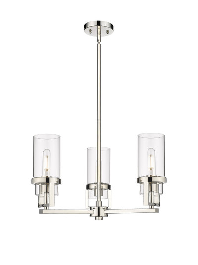 Downtown Urban LED Pendant in Polished Nickel (405|426-3CR-PN-G426-8CL)