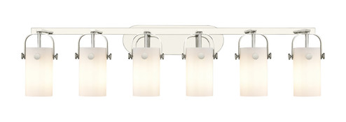 Downtown Urban LED Bath Vanity in Polished Nickel (405|423-6W-PN-G423-7WH)