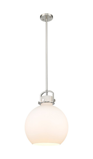 Downtown Urban One Light Pendant in Satin Nickel (405|410-1SL-SN-G410-14WH)