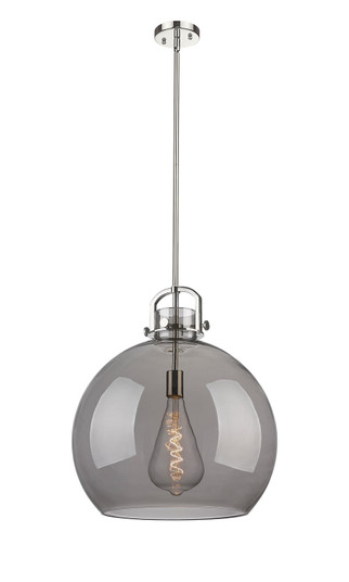 Downtown Urban One Light Pendant in Polished Nickel (405|410-1SL-PN-G410-18SM)