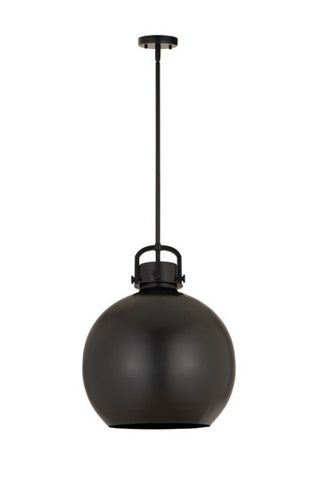 Downtown Urban One Light Pendant in Matte Black (405|410-1SL-BK-M410-16BK)