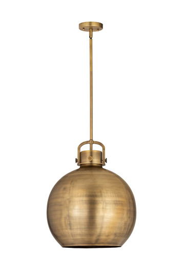 Downtown Urban One Light Pendant in Brushed Brass (405|410-1SL-BB-M410-16BB)