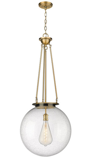 Essex One Light Pendant in Brushed Brass (405|221-1P-BB-G204-18)