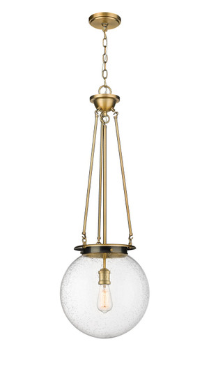 Essex One Light Pendant in Brushed Brass (405|221-1P-BB-G204-14)