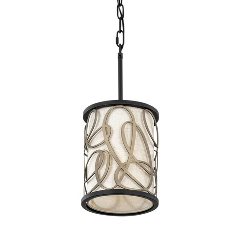 Scribble One Light Mini Pendant in Matte Black/Artifact (137|381M01MBAR)