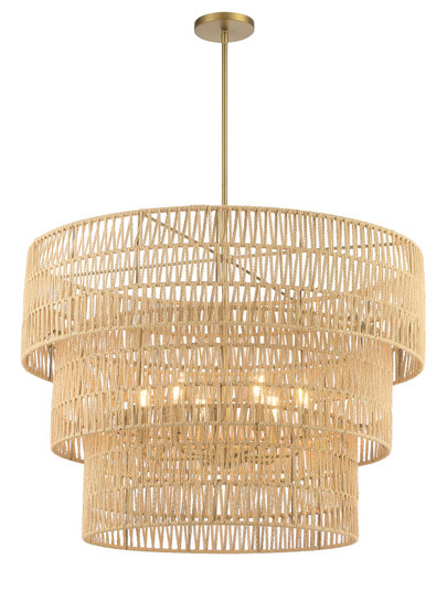 Bungalow Heaven Six Light Pendant in Soft Brass (7|5046-695)