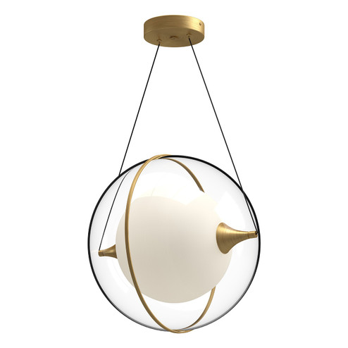 Aries LED Pendant in Brushed Gold (347|PD76716-BG)