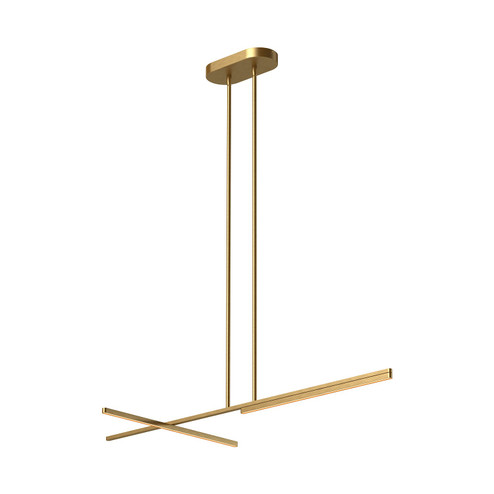 Shift LED Linear Pendant in Brushed Gold (347|LP28748-BG)