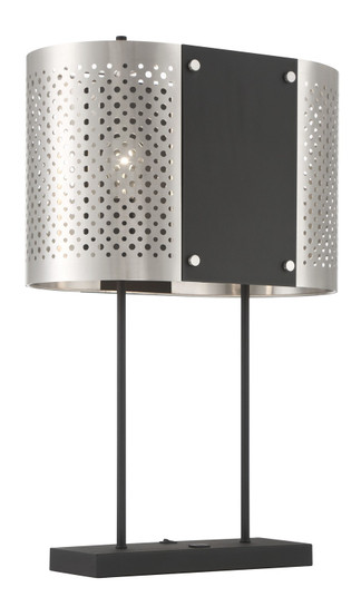 Noho Two Light Table Lamp in Brushed Nickel W/ Sand Coal (42|P5532-420)