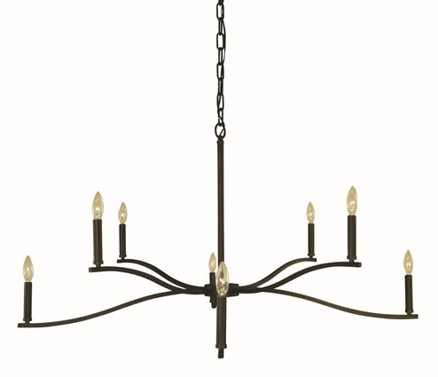 Bridgeport Eight Light Chandelier in Iron (8|L1192 IRON)