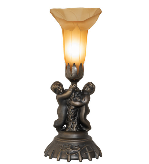 Amber One Light Accent Lamp in Antique Brass (57|251839)
