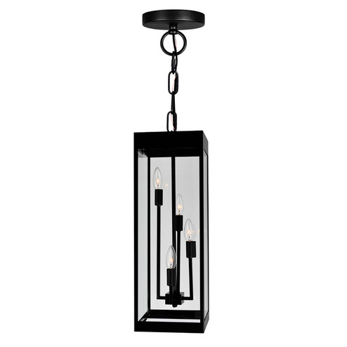 Windsor Four Light Outdoor Hanging Lantern in Black (401|1695P8-4-101)