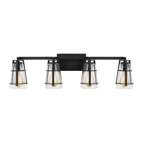 Adelaide Four Light Vanity in Midnight Black (1|VS2474MBK)