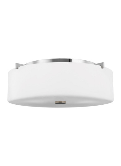 Sunset Drive Three Light Flush Mount in Chrome (1|FM312CH)