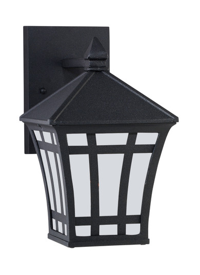 Herrington One Light Outdoor Wall Lantern in Black (1|89131EN3-12)