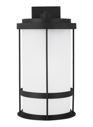 Wilburn One Light Outdoor Wall Lantern in Black (1|8890901DEN3-12)