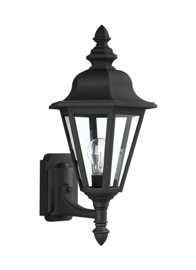 Brentwood One Light Outdoor Wall Lantern in Black (1|8824-12)