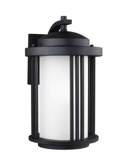Crowell One Light Outdoor Wall Lantern in Black (1|8747901DEN3-12)