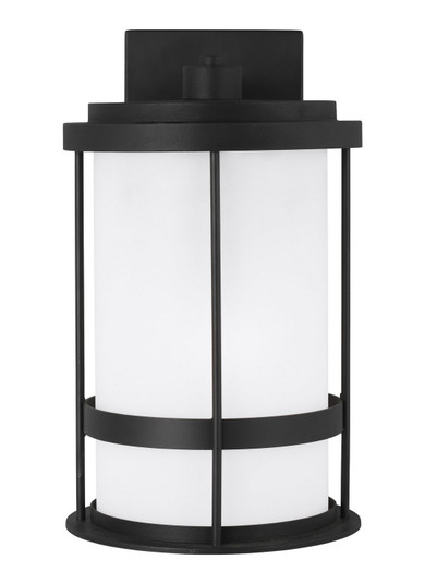 Wilburn One Light Outdoor Wall Lantern in Black (1|8690901DEN3-12)