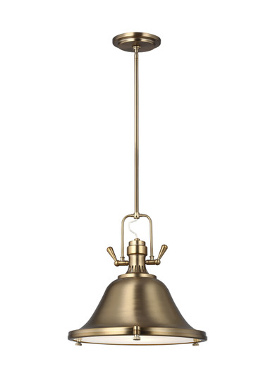 Stone Street One Light Pendant in Satin Brass (1|6514401EN3-848)