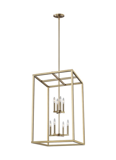 Moffet Street Eight Light Hall / Foyer Pendant in Satin Brass (1|5134508-848)