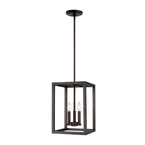 Moffet Street Three Light Hall / Foyer Pendant in Bronze (1|5134503-710)