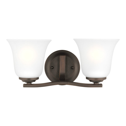 Emmons Two Light Wall / Bath in Bronze (1|4439002-710)