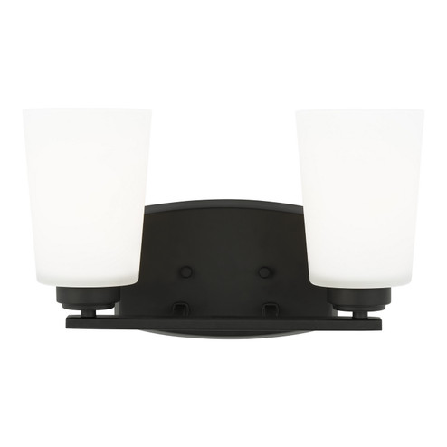 Franport Two Light Wall / Bath in Midnight Black (1|4428902-112)