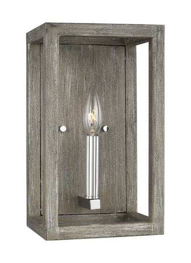 Moffet Street One Light Wall / Bath Sconce in Washed Pine (1|4134501-872)