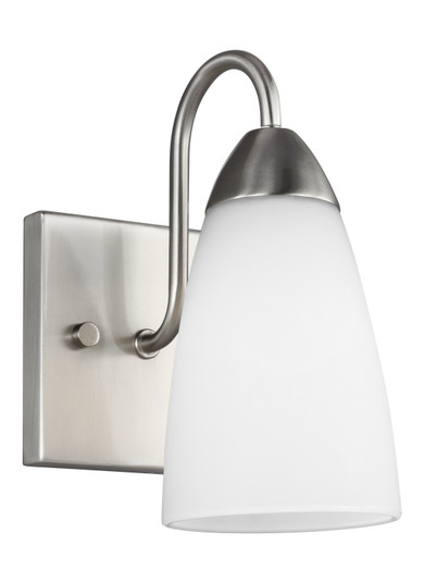 Seville One Light Wall / Bath Sconce in Brushed Nickel (1|4120201EN3-962)