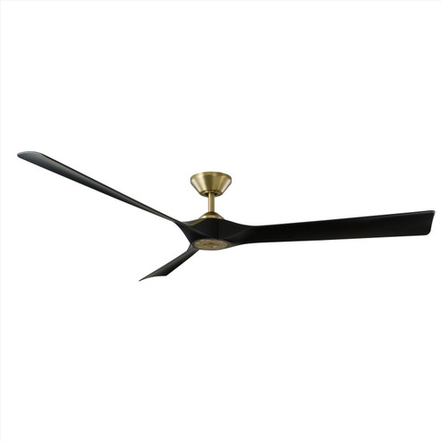 Torque 70''Ceiling Fan in Soft Brass/Matte Black (441|FR-W2204-70-SB/MB)