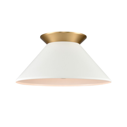 Cavendish One Light Semi Flush Mount in Brushed Gold (45|89983/1)